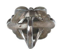 Navajo Fine Cluster Mediterranean Coral Ring
