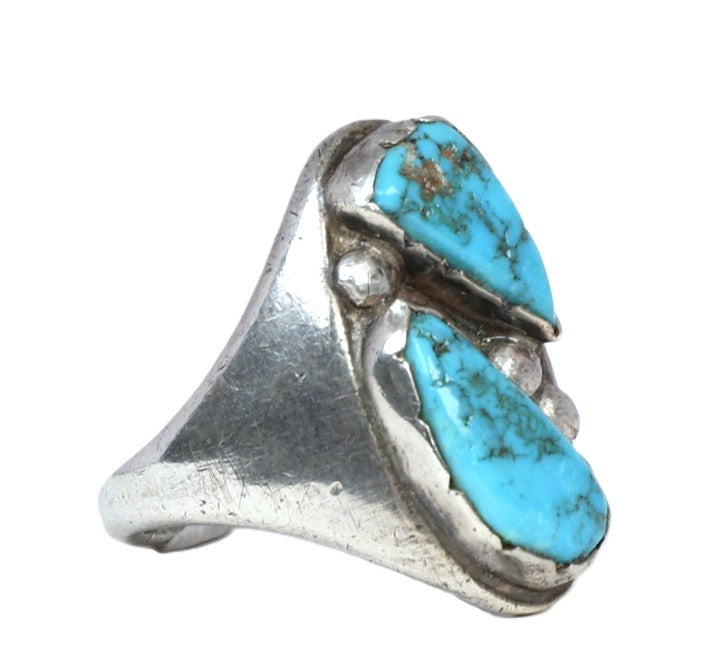Navajo Sterling Silver and Turquoise Ring