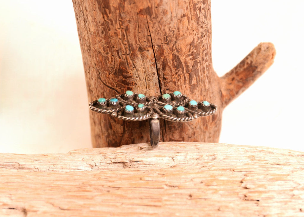 Zuni Pueblo Turquoise Ring