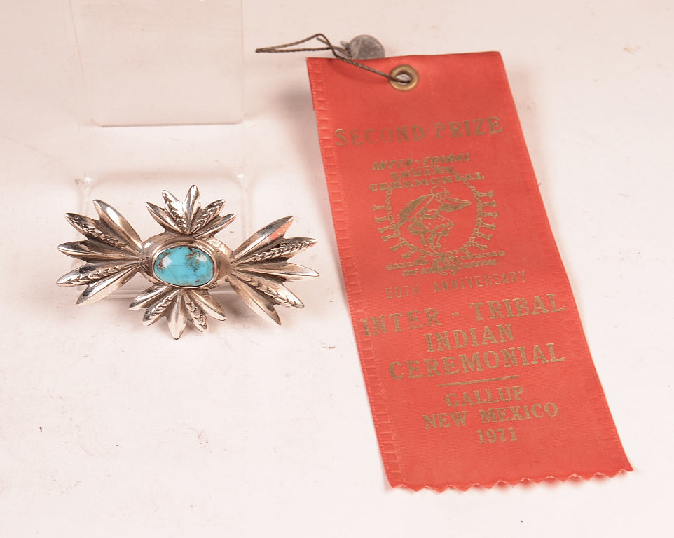 Navajo Sterling Silver Pin