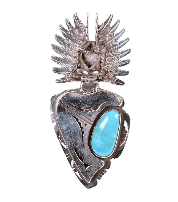 Navajo Sterling Silver Pendant/Pin