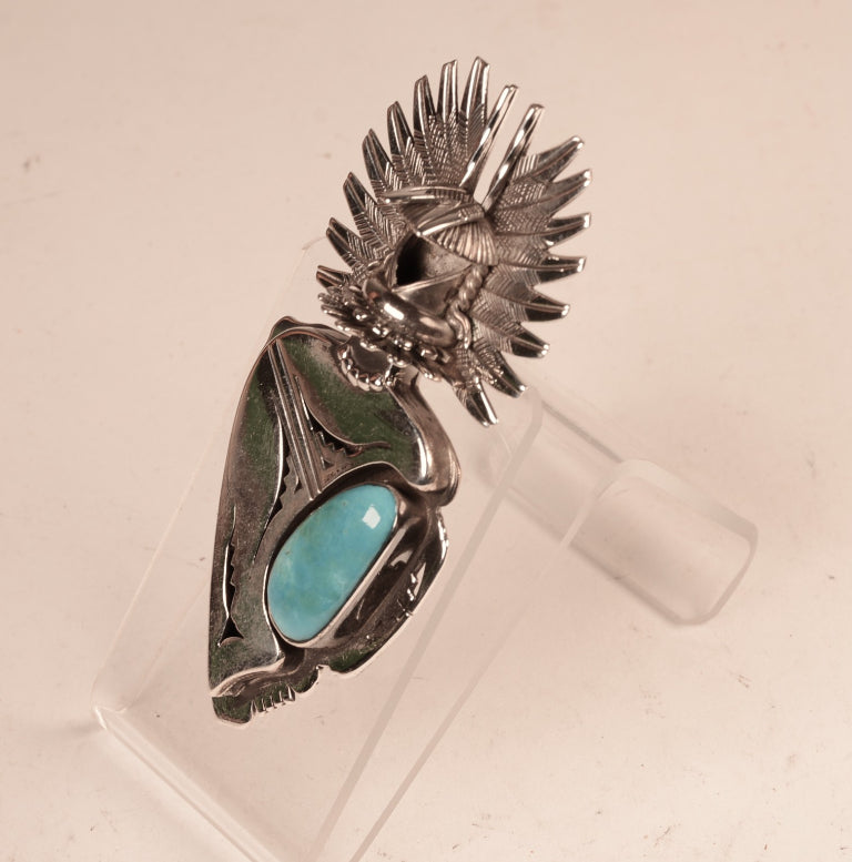 Navajo Sterling Silver Pendant/Pin