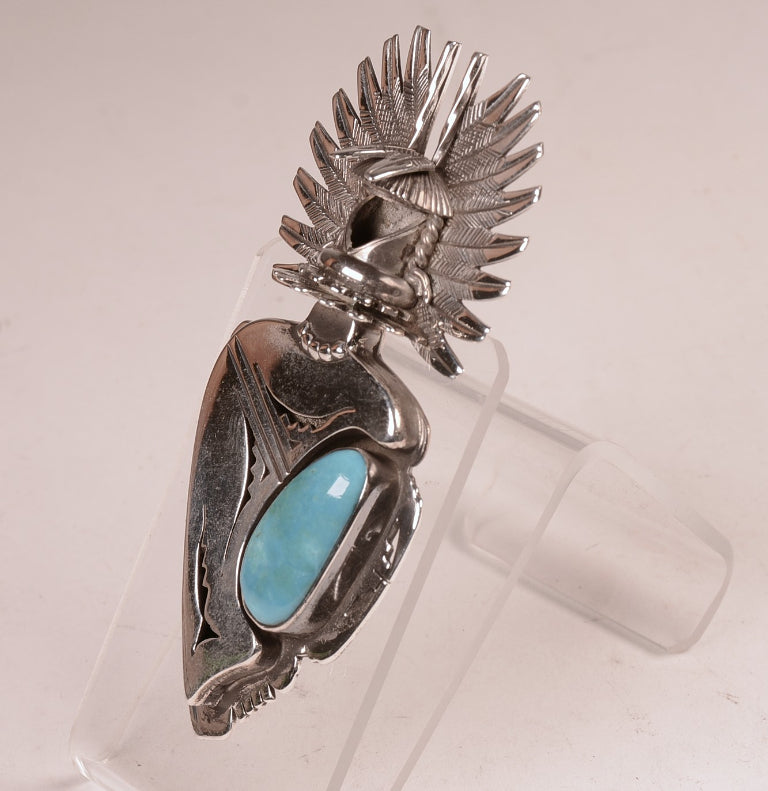 Navajo Sterling Silver Pendant/Pin
