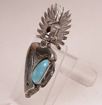 Navajo Sterling Silver Pendant/Pin