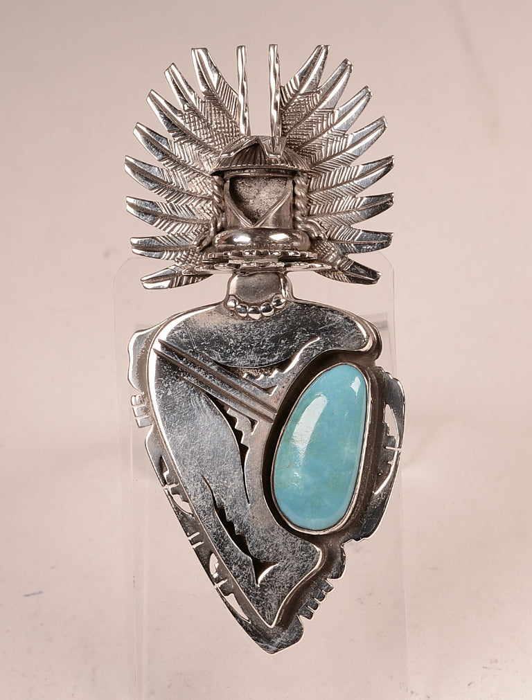 Navajo Sterling Silver Pendant/Pin