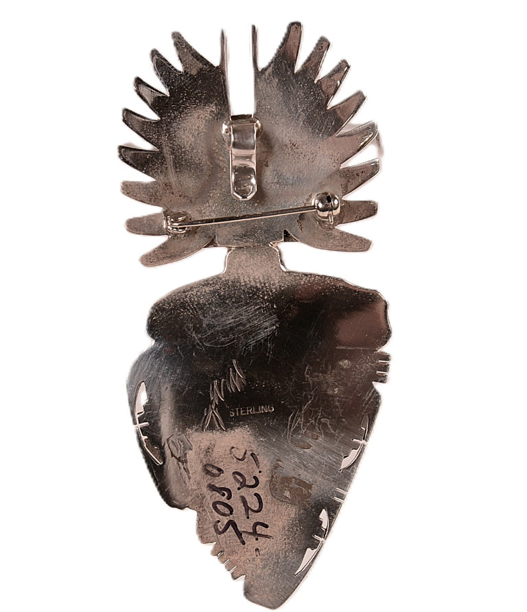 Navajo Sterling Silver Pendant/Pin