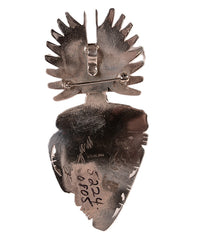 Navajo Sterling Silver Pendant/Pin