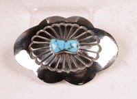 Navajo Sterling Silver Concho Pin