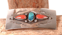 Navajo Sterling Silver Rectangular Pin