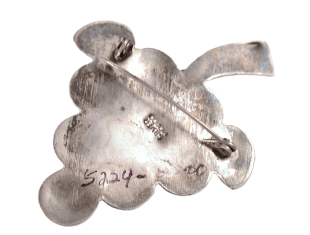 Mexican Taxco Silver Grapes Pin