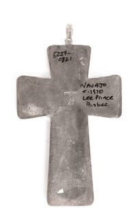 Navajo Cross Pendant By Lee Prince -  High Grade Bisbee