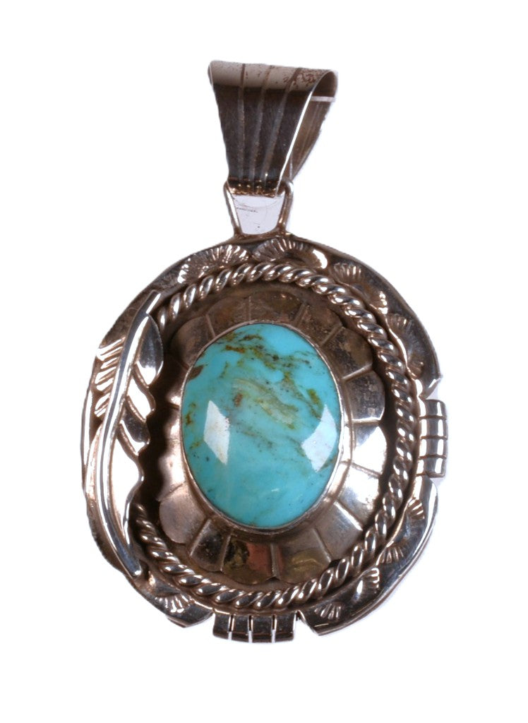 Navajo Sterling Silver Necklace Pendant