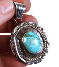 Navajo Sterling Silver Necklace Pendant