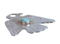 Navajo Thunderbird Charm Nickle Silver Eagle Pendant