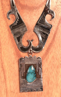 Hopi Pueblo Necklace By Loren Phillips