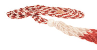 Mohave Red and White Braid Beaded Necklace