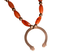 Navajo Amber with Naja Pendant Necklace