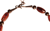 Navajo Amber with Naja Pendant Necklace