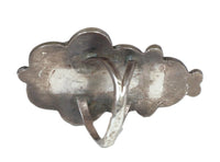 Navajo Sterling Silver with Turquoise Jet and Mother of Pearl Ring