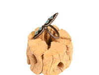 Zuni Sterling Silver with Turquoise Inlay Ring