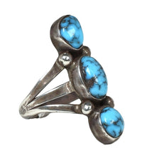 Navajo Sterling Silver and Persian Turquoise Ring