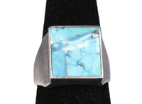 Navajo Square Turquoise Ring