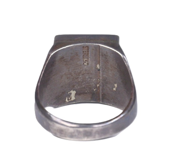 Navajo Square Turquoise Ring
