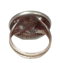 Navajo Silver Nickle Indian Head Ring