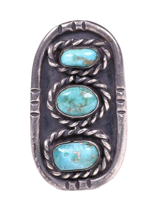 Navajo Sterling Silver with Turquoise Ring