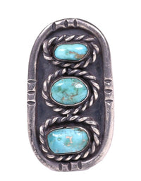 Navajo Sterling Silver with Turquoise Ring
