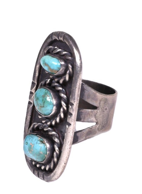 Navajo Sterling Silver with Turquoise Ring