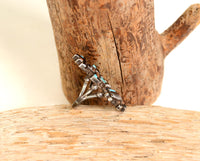 Zuni Pueblo Multistone Gahn Dancer Ring