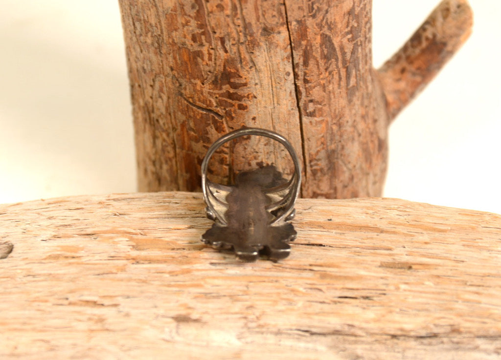 Zuni Pueblo Multistone Gahn Dancer Ring