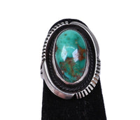 Navajo Sterling Silver Ring with Turquoise Setting