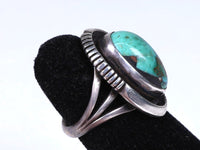Navajo Sterling Silver Ring with Turquoise Setting
