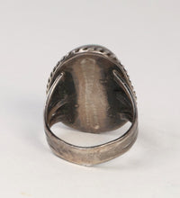 Navajo Sterling Silver Ring with Turquoise Setting