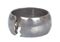 Navajo Sterling Silver Ring with Split by Paul Lawrence