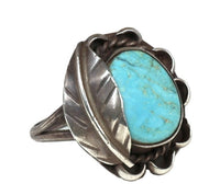 Navajo Sterling Silver With Turquoise Ring
