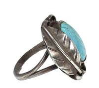 Navajo Sterling Silver With Turquoise Ring