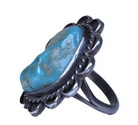 Navajo Sterling Silver Turquoise Ring