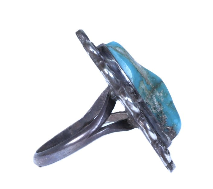 Navajo Sterling Silver Turquoise Ring