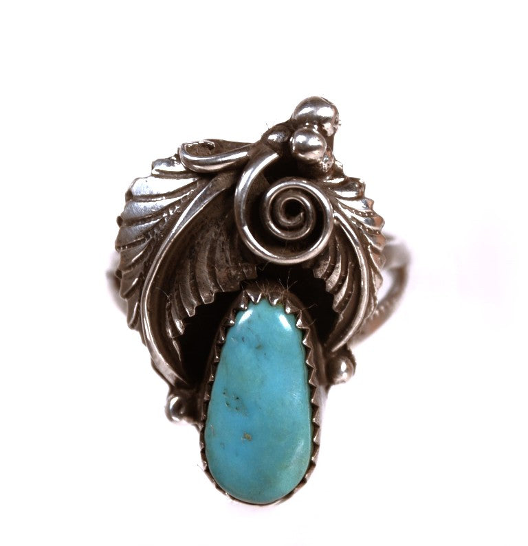 Navajo Blue Turquoise Ring