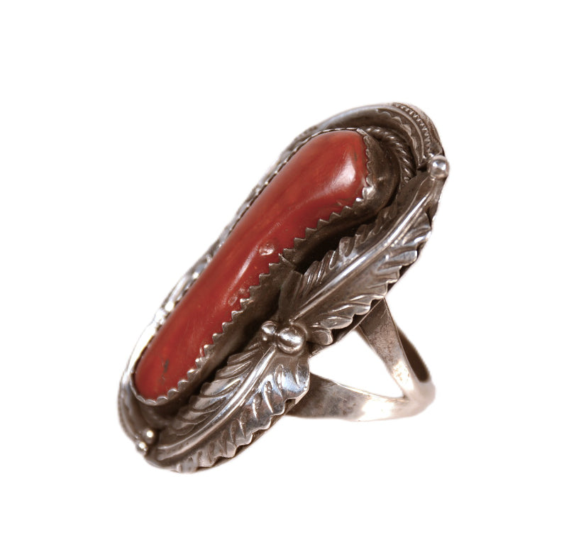 Navajo Coral Ring