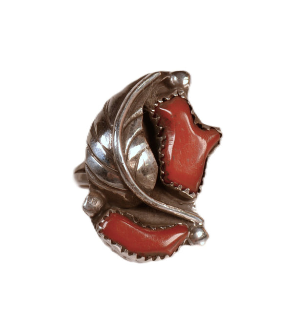 Navajo Coral Ring