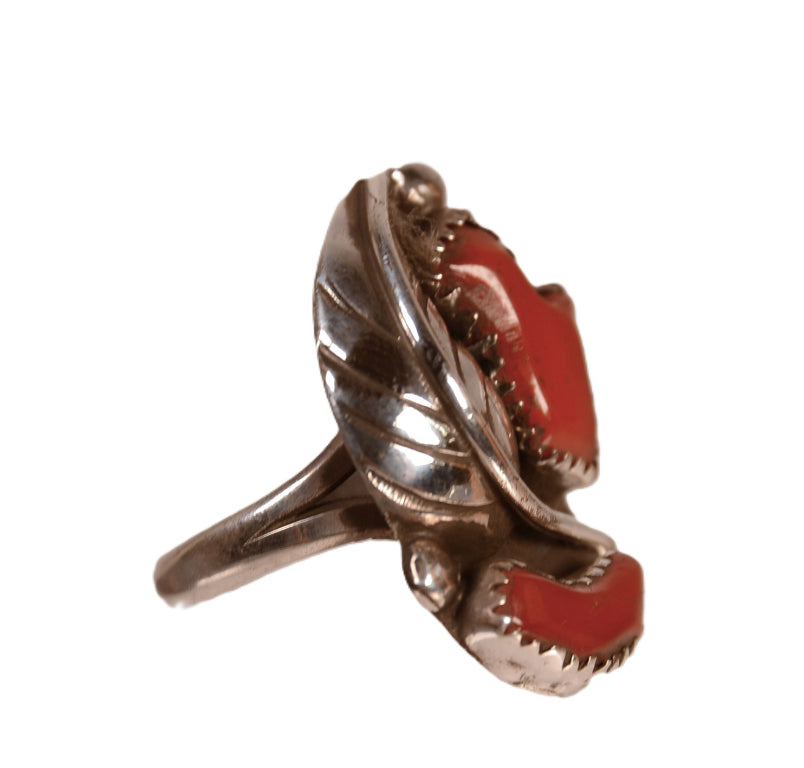 Navajo Coral Ring