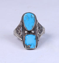 Navajo Sterling Silver Turquoise Ring