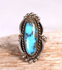Navajo Oval Turquoise Ring