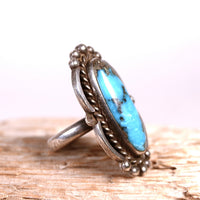Navajo Oval Turquoise Ring