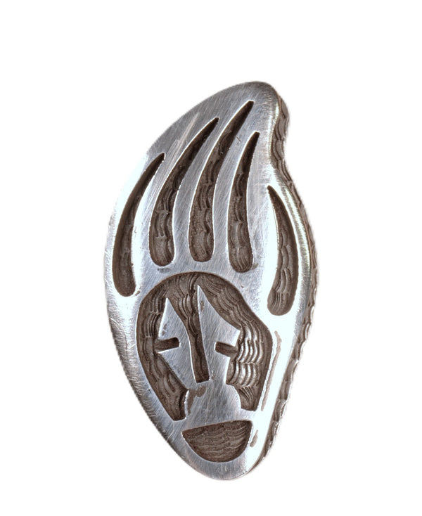 Hopi Pueblo Badger Paw Ring
