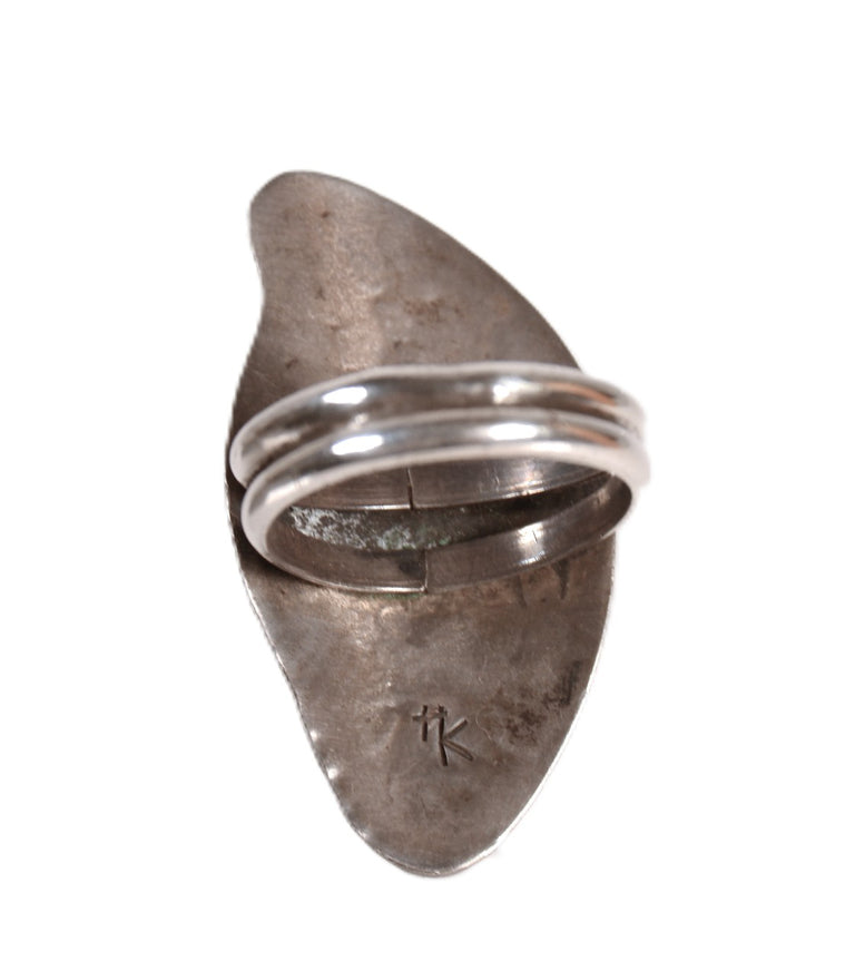 Hopi Pueblo Badger Paw Ring